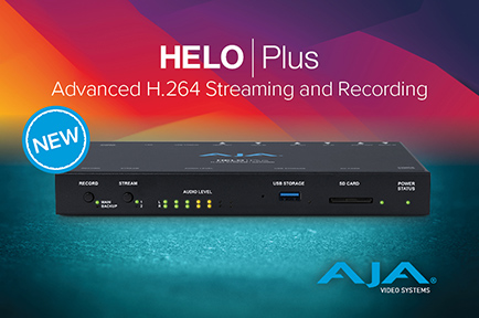 AJA Debuts HELO Plus at NAB 2022