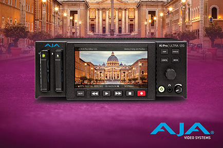 M.B. System 2000 Srl. Expands the Vatican’s 4K HDR Production Capabilities with AJA Ki Pro Ultra 12G 