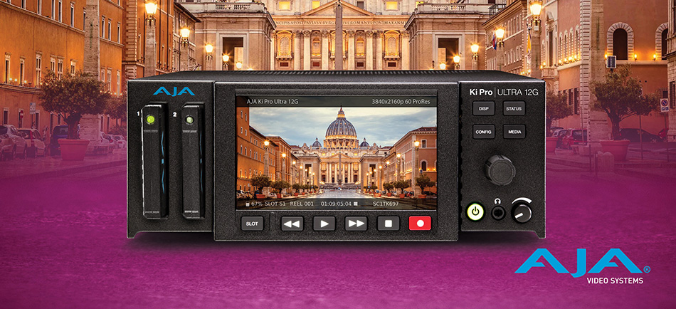 M.B. System 2000 Srl. Expands the Vatican’s 4K HDR Production Capabilities with AJA Ki Pro Ultra 12G 