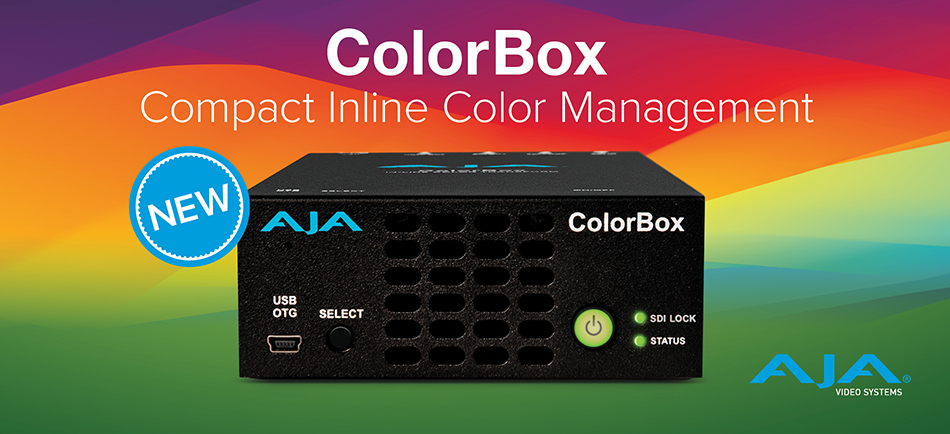 AJA Unveils ColorBox for Color-Accurate Broadcast, Production and Post