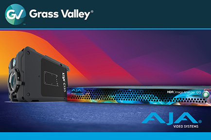 Grass Valley Validates Camera Technology with  AJA HDR Image Analyzer 12G