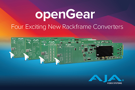 AJA Introduces New 12G-SDI openGear Solutions Ahead of IBC 2023