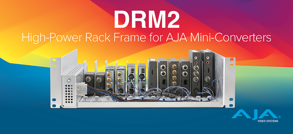 AJA Announces DRM2 Frame for AJA Mini-Converters at Inter BEE 2023