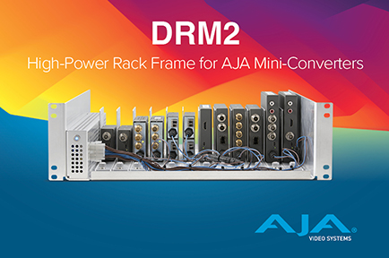 AJA Announces DRM2 Frame for AJA Mini-Converters at Inter BEE 2023