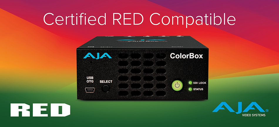 AJA ColorBox Achieves RED-CERTIFICATION