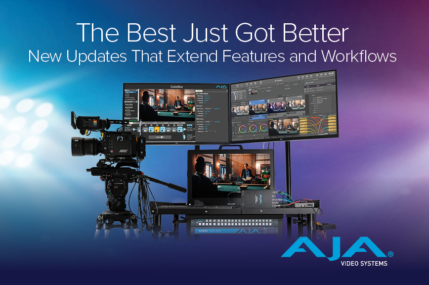 AJA Reveals Product Updates Ahead of NAB 2024