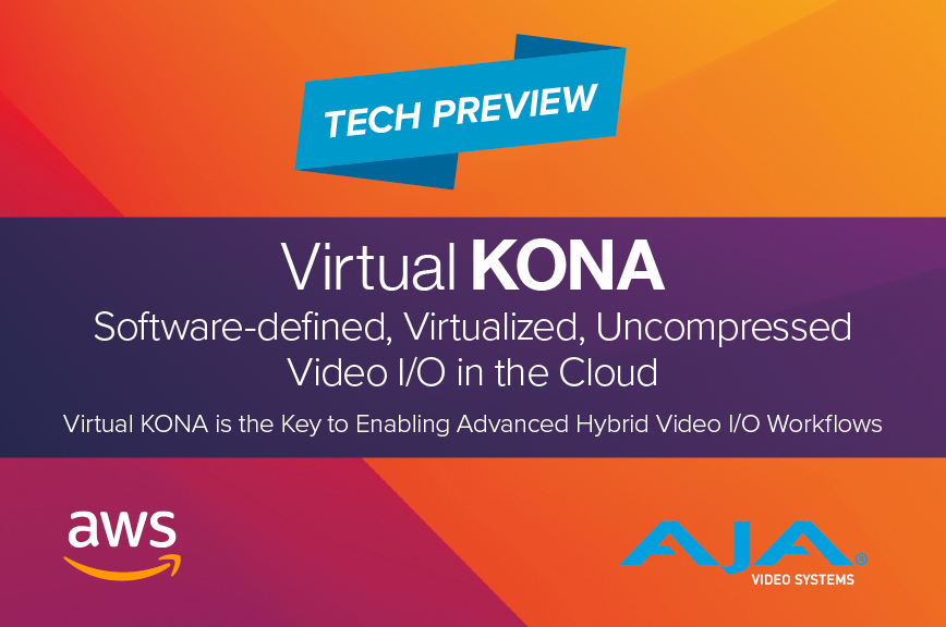 AJA Previews Virtual KONA in Collaboration with AWS at IBC 2024