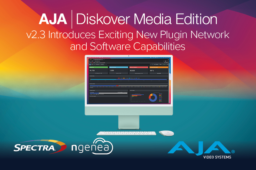 AJA Extends Diskover Media Edition Plugin Network and Software Capabilities at IBC 2024