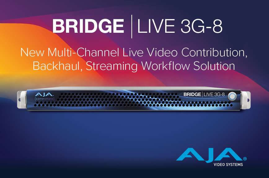 AJA to Debut New BRIDGE LIVE 3G-8 at NAB 2025