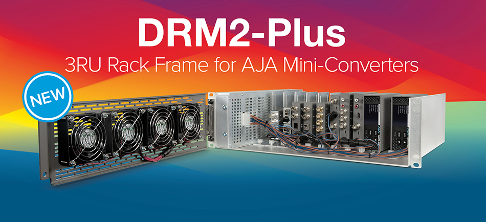 AJA Debuts DRM2-Plus Mini-Converter Frame at InfoComm 2025