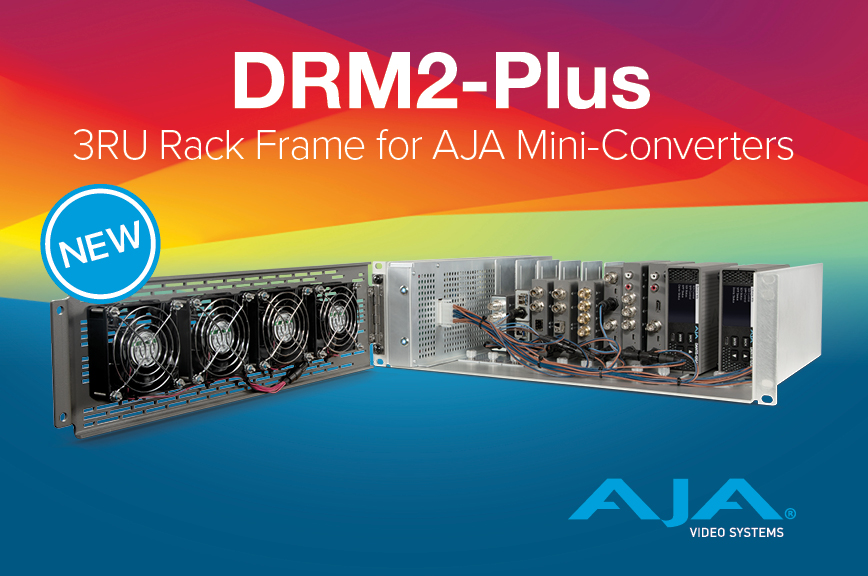 AJA Debuts DRM2-Plus Mini-Converter Frame at InfoComm 2025