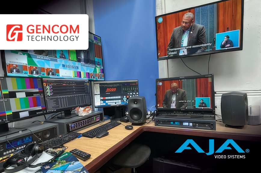 Gencom Technology Upgrades Fijian Parliament’s Video Monitoring Distribution System with AJA Dante AV 4K Solutions