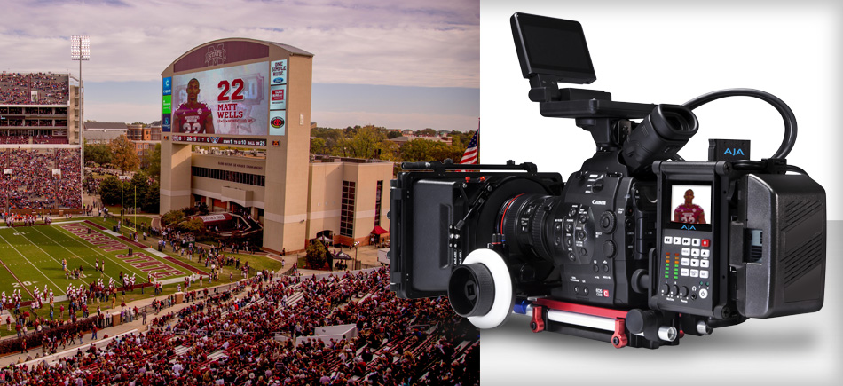 Broadcast Media Group Uses AJA Ki Pro Quad to Capture 4K  Video of Mississippi State Football Team