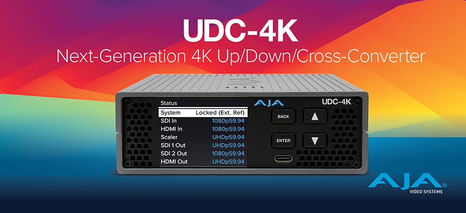 AJA Unveils UDC-4K Mini-Converter 