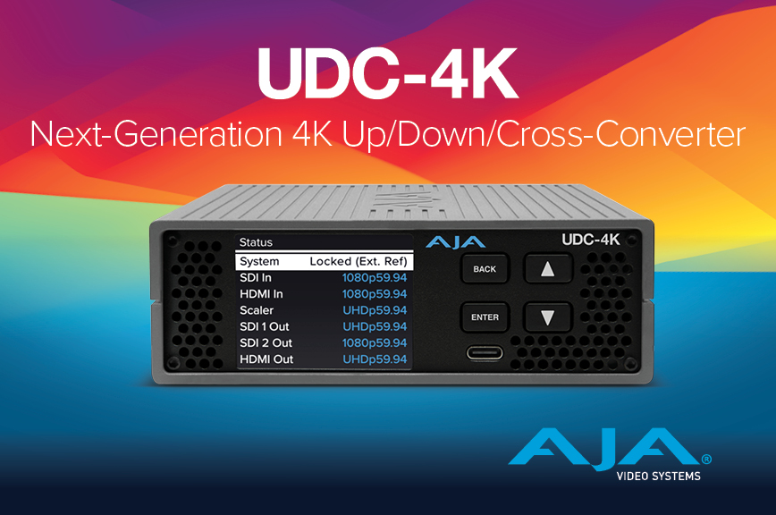 AJA Unveils UDC-4K Mini-Converter 
