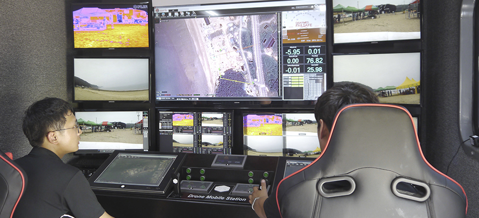 SK Telecom’s Drone Emergency Surveillance System  Saves Lives with Help from AJA ROI-DP and Hi5-Plus Converters