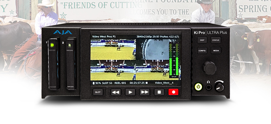 Video West Productions Deploys AJA Ki Pro® Ultra Plus to Record Real Time Video for NCHA Judging