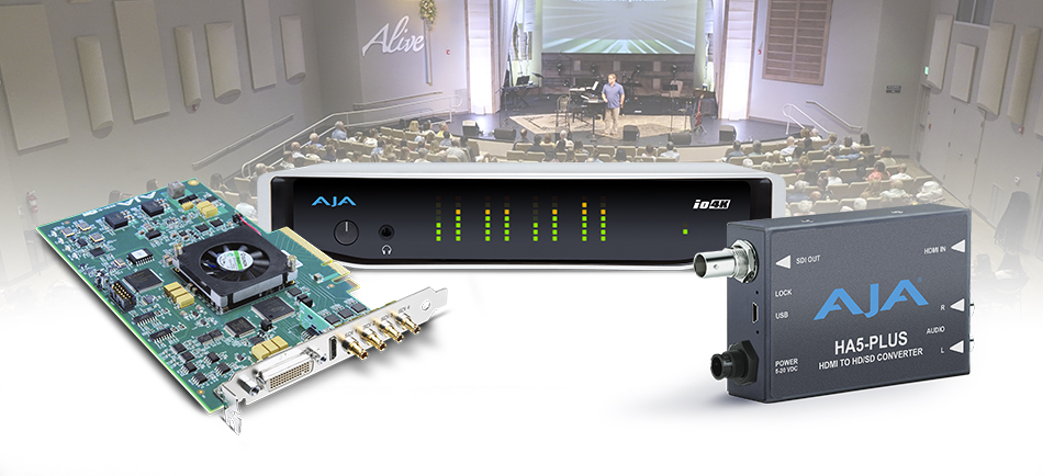 Auburn Grace Community Church Streams Sermons  Live to YouTube with AJA Kit and vMix