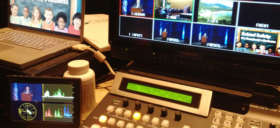 AJA Technology Powers Live AV Production for  CREC School Safety Conference 