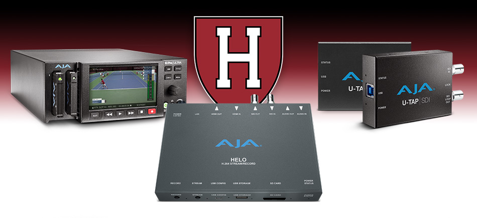 Harvard University Athletics Raises the Streaming Bar for College Sports with AJA Gear