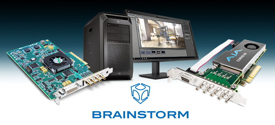 AJA I/O Hardware Helps Brainstorm Deliver  Flexible, Real-Time Graphics and Virtual Set Solutions