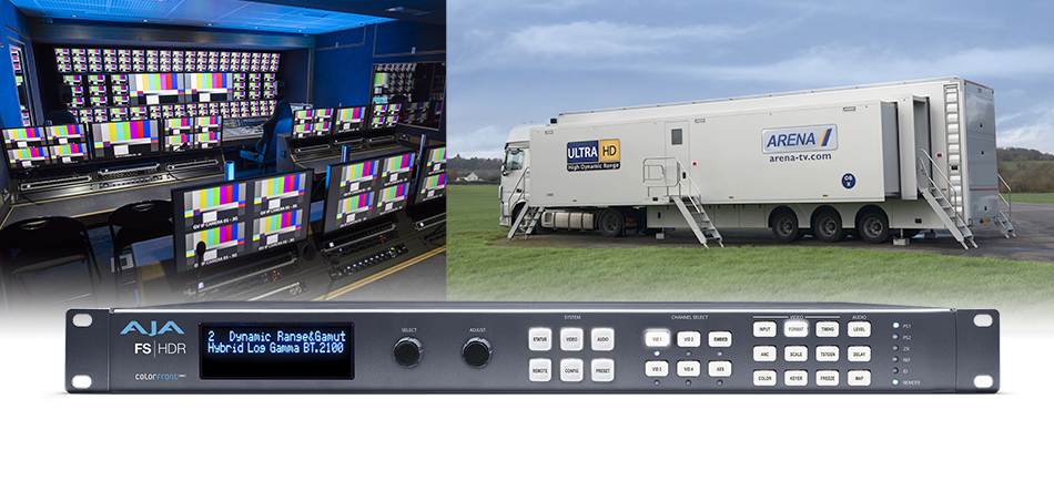 Arena Television Streamlines Simultaneous HDR and SDR  Production for FA Cup Final with AJA FS-HDR