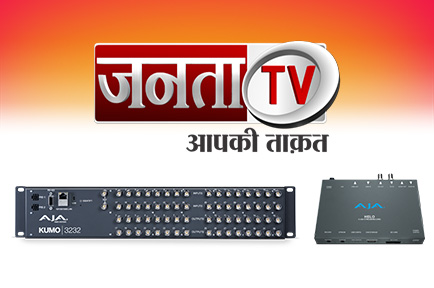 AJA Gear Greases the Wheels at Janta TV