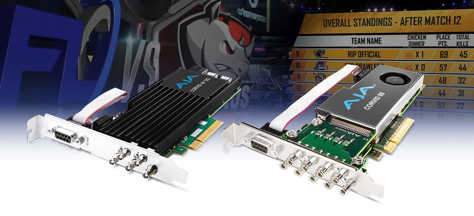 AJA Corvid Developer Cards Powers I/O for WASP3D’s Real-Time Broadcast Graphics