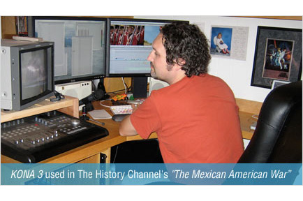 AJA KONA 3 Provides Missing Link to HD Deliverable for The History Channel