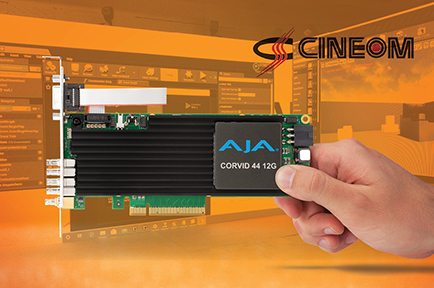Cineom Delivers Custom Real-Time Virtual Production Solutions   Powered by AJA Corvid I/O Cards