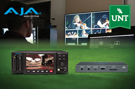 UNT Music Students Hit the High Notes with AJA  Video Production and Live Streaming Gear