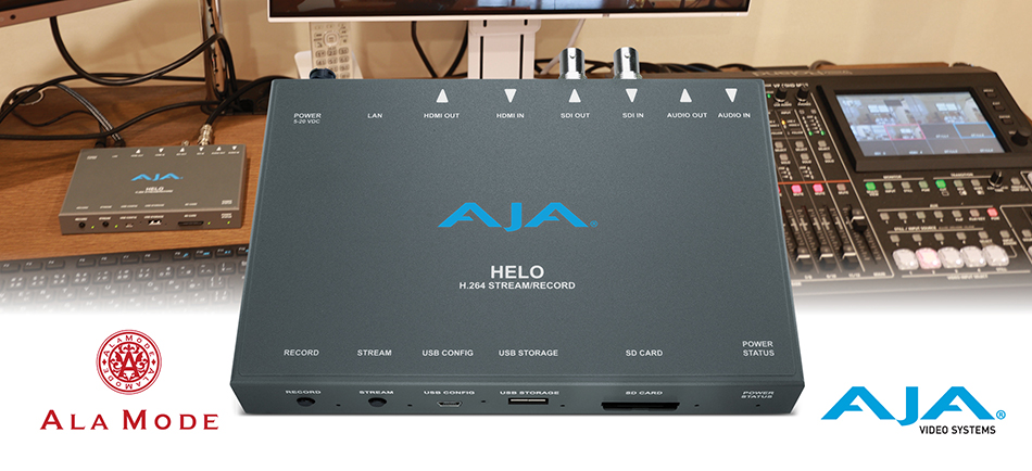 Tokyo-Based ALAMODE Live Streams and Records Web Content With AJA HELO