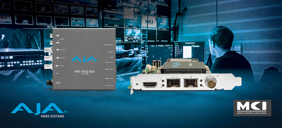 MCI’s XMedia.Lab Shapes the Future of Broadcast IP Workflows With AJA IP Solutions  