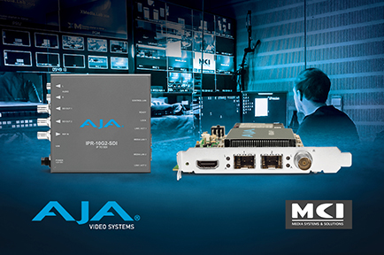 MCI’s XMedia.Lab Shapes the Future of Broadcast IP Workflows With AJA IP Solutions  