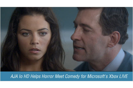 AJA Io HD Helps Horror Meet Comedy for Microsoft's Xbox LIVE