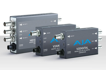 AJA Releases New Mini-Converters at 2013 IBC
