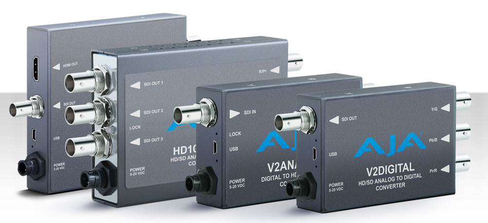 AJA Releases New Mini-Converters at 2013 IBC